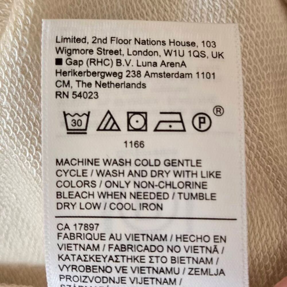 Athleta Womens Studio Barre Off Shoulder Long Sleeve Sweatshirt Cream Petite S - Picture 9 of 12